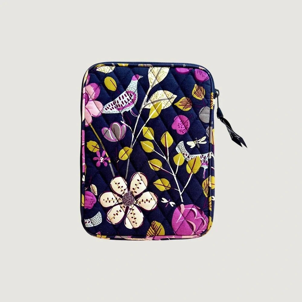 Vera Bradley Floral Nightingale Retired‎ Pattern Quilted E-Reader Tablet Sleeve